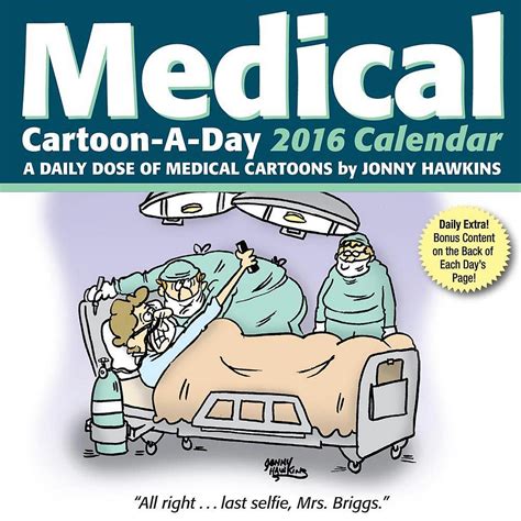 Medical Cartoon A Day Calendar 2023
